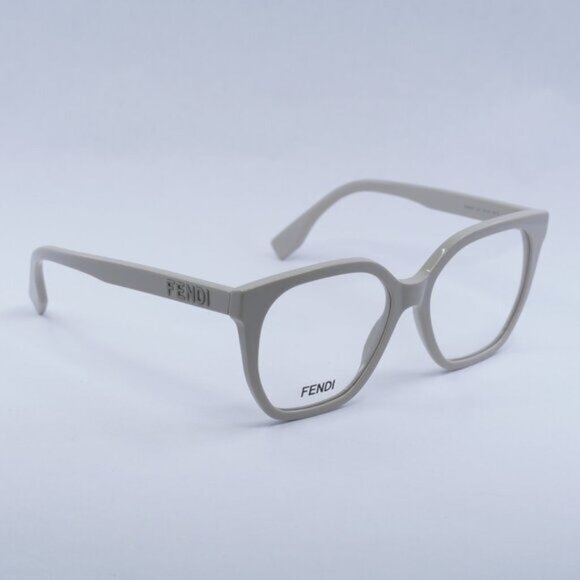 🕶️ New Fendi FE50087I 057 Eyeglasses - Bone Frame 54mm - Picture 4 of 9